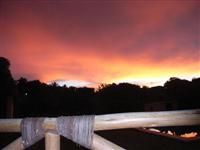 Sunset of the Guest House LA CASA AMARILLA - Las Terrenas - Dominican Republic